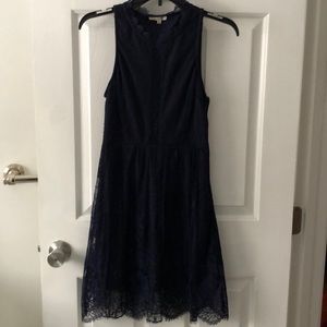Navy cocktail dress